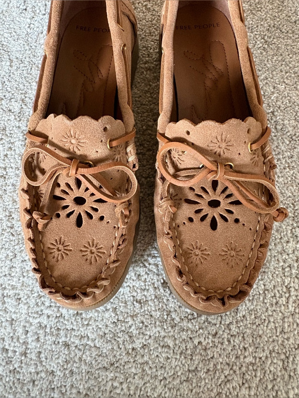 Free People Lagoon Cutout Boat Shoe